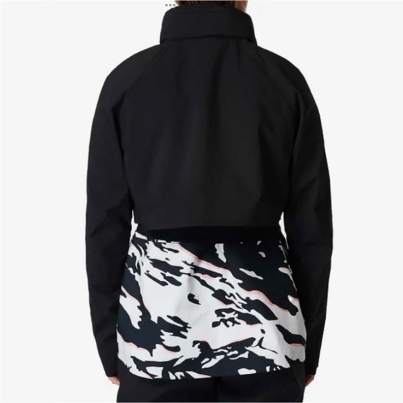 Sweaty Betty Pro Light Recco Ski Jacket Shell Coat Black White - Picture 14 of 15